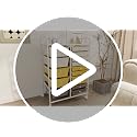 MAT EXPERT White 15-Drawer Rolling Storage Cart with Locking Casters