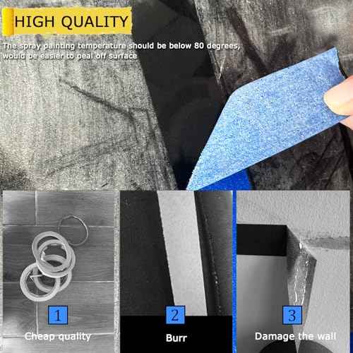 4 Rolls Premium Painters Tape, Blue Tape, Masking Tape, Paint Tape for Multi-Purpose, Painting, Painter's, DIY Crafts Arts (88yd =0.94IN*22yd*4) Decoration Labeling No Residue, Easy Removal