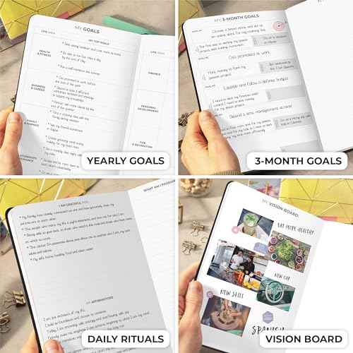 Clever Fox Planner Daily Premium ? Undated Daily Planner with Hourly Schedule, Personal Organizer, Productivity Journal, 6 Months (Black)