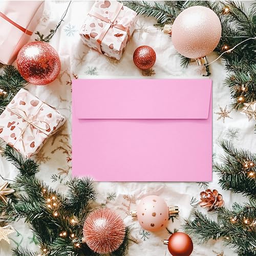 Slapaflife 50 Pack 4x6 Inches Colored Envelopes for Invitations & Greeting Cards