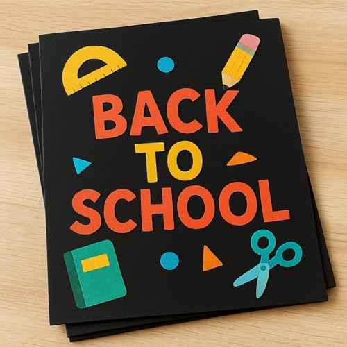 Royal Brites 22x28 Black Foam Board 4 Pack - Ideal Foam Board for Crafts - Lightweight Poster Sheets for School Projects, Presentations - Smooth Surface for Markers - Perfect for Home, Office Use