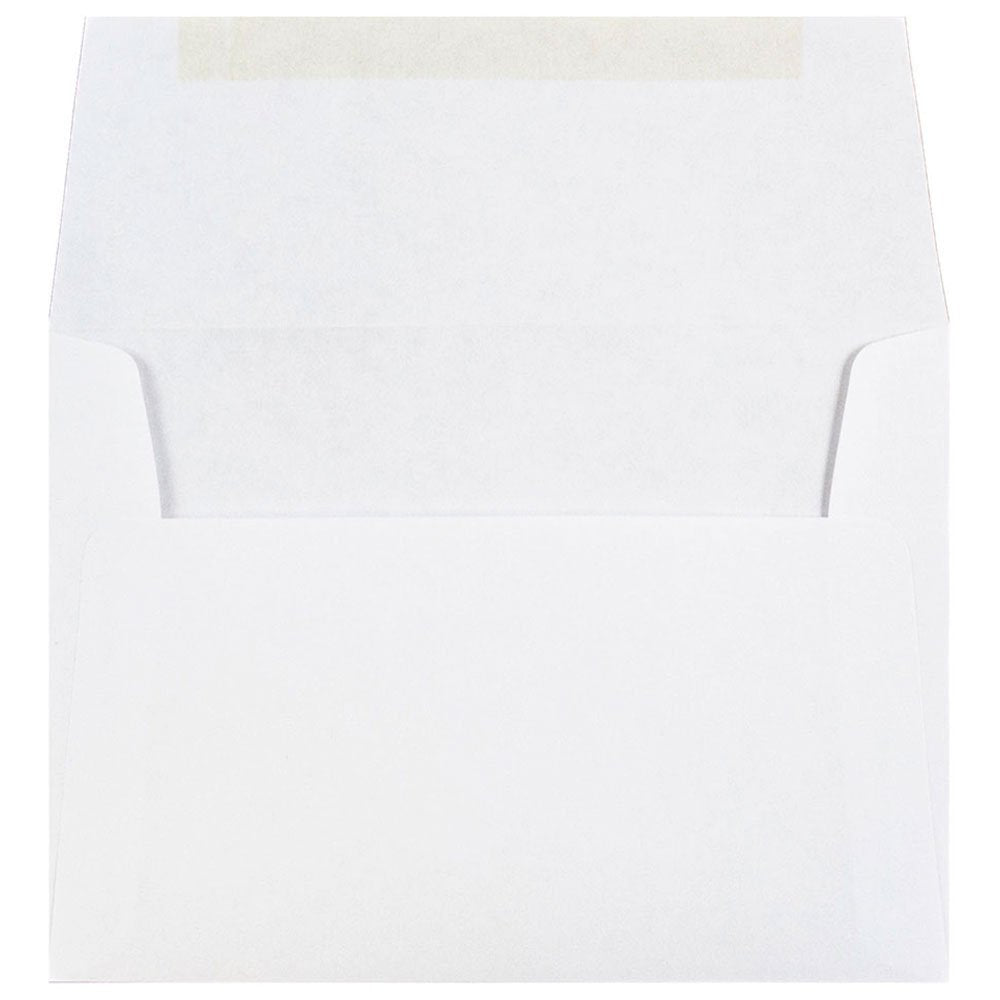 JAM PAPER A2 Invitation Envelopes - 4 3/8 x 5 3/4 - White - 50/Pack