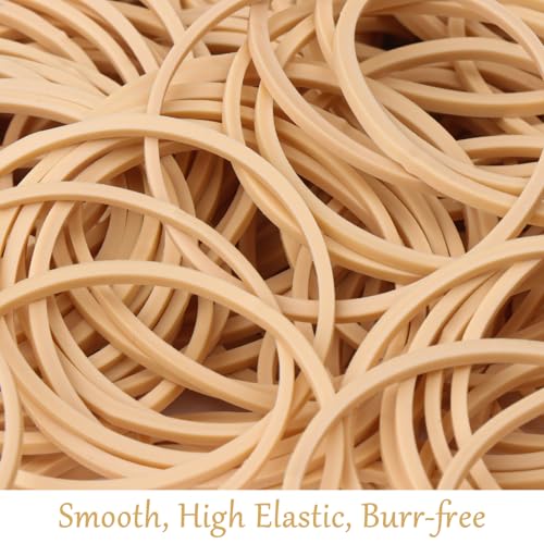 ALEWAPO 1100Pcs #16 Light Brown Rubber Bands – Bulk Office String Elastics