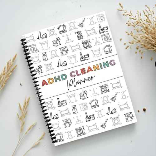 Adhd Cleaning Plan Schedule,Cleaning Organizing Planner Notbook, Daily Weekly Monthly Checklist for Home Custom Adjustable Clean Up Household Chores Sheet