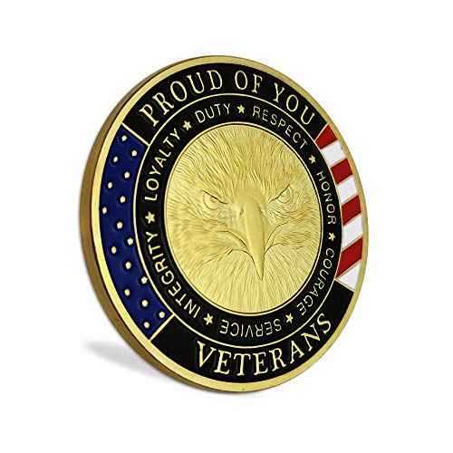 AtSKnSK 24 PCS Thank You for Your Service Military Appreciation Challenge Coin