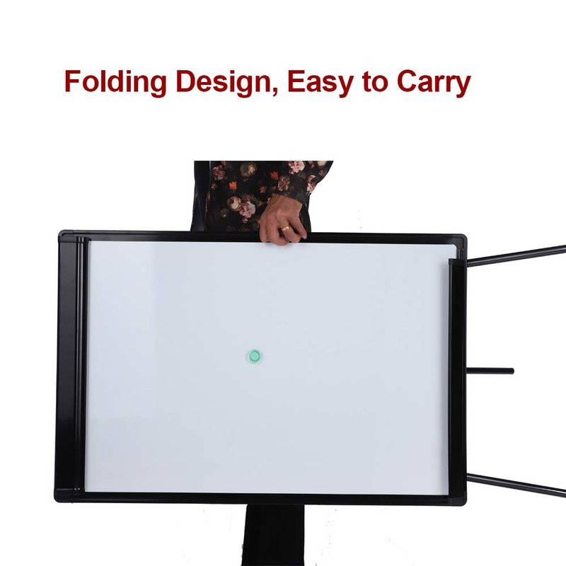 DexBoard 2-Pack 36 x 24 Inch Magnetic Dry Erase Easel Tripod Stand, Height Adjustable Portable Dry Erase Board with Flipchart Paper Pad (25 Sheets) - for Office Meetings, Training & Classroom
