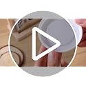 Taiyin 3 Inch Mailing Tube End Caps - 100 White Plastic Round Covers