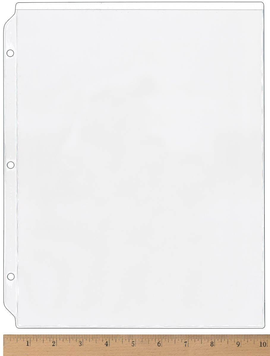 StoreSMART® - Clear Plastic Sheet Protector - 9" x 12" - for 3-Ring Binders - 10-Pack - SPT750-10