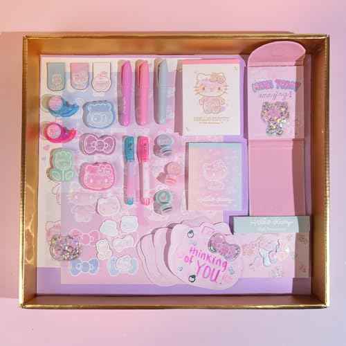 Horizon Group USA Hello Kitty 50th Anniversary Mini Collectible Stationery Set