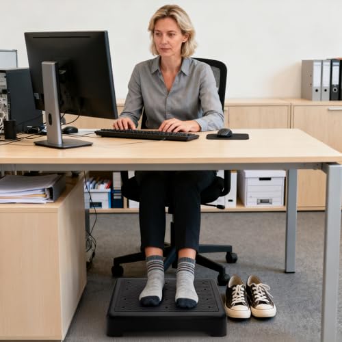 Lawei 3.5 Inch Mobility Step Stool - Wide Non-Slip Platform, Supports 440 lbs