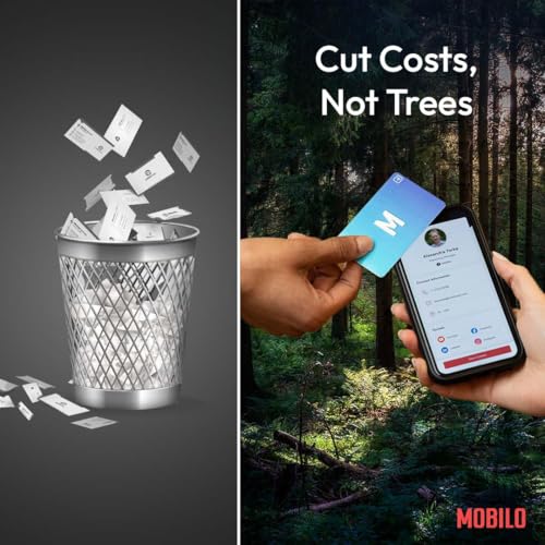 Digital Business Card - Tap, Share, Connect - No App Required - Android & Smart Phone - Black Metal Card