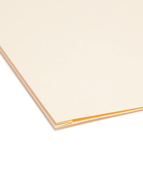 Smead File Folder, Reinforced 1/3-Cut Tab, 1-1/2" Expansion, Letter Size, Manila, 50 Per Box (10405)