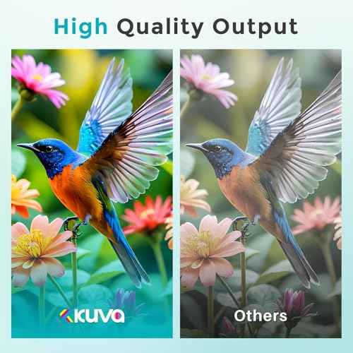 Kuva 245XL 246XL Ink Cartridge Combo Pack Replacement for Canon Ink 245 and 246 PG245 CL246 MX490 TR4520 MG2522 TR4500 TR4520 TS3322 TS3122 TS3320(PG245xl Black, CL246xl Tri-Color)