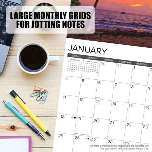 Willow Creek Press, Doug the Pug 2026 Wall Calendar, 12'' X 12'', 18-Month Calendar with Stapled Binding