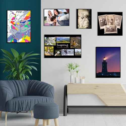 CreGear Foam Board, 11" x 14" x 3/16" Black Foam Board, 5 Pack Presentation Foam Core Board for Projects, Poster Board Sheets for Signboards, Arts and Crafts, Framing, Display
