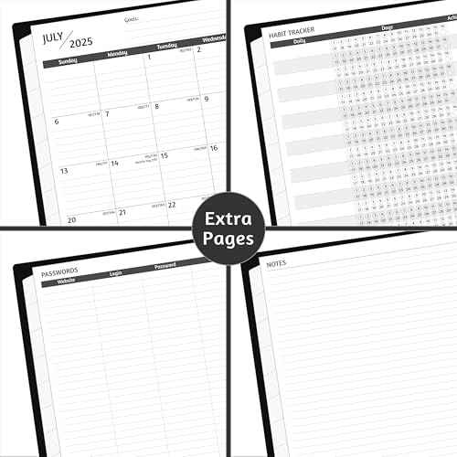 Monthly Planner 2025-2028, 36 Months Calendar Planner 2025-2028 from Jul 2025 ? Jun 2028, 8.5'' x 11'' with Ruled Spread, Flexible Cover, Spiral Wirebound, Pocket, Coated Tabs, Notes £¦ Habit Tracker