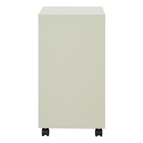 OSP Home Furnishings 2 Drawer Mobile Locking Metal File Cabinet, Tan