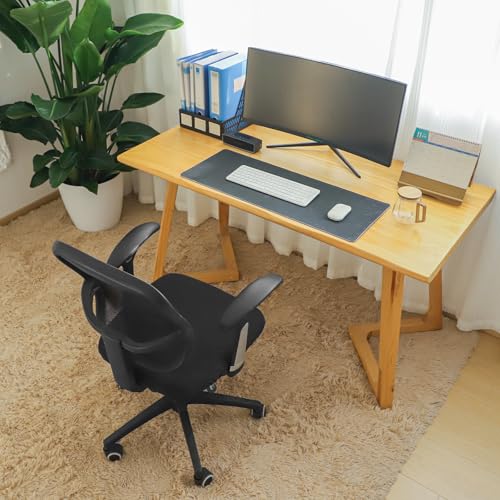 FORCHEER Soft Black Office Chair Seat Cover | Spandex Stretch, Non-Slip Fit, 14.9-20in