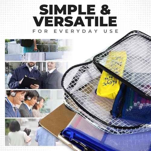 Engineer Bag -15.7 Inches Transparent Cleanroom Tool Backpack Simple Style (16 Liters)
