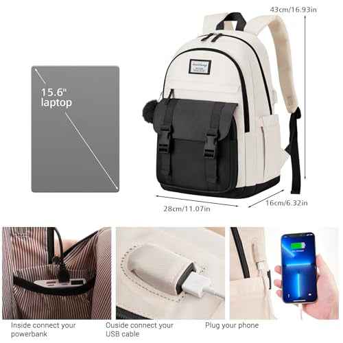 Laptop Backpacks for Women School Bookbag for Teen Girls College Middle School Travel Bolsos Morrales Knapsack Maletas Mujer Ni?a