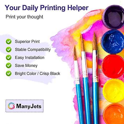 4-Pack Remanufactured 6022 Toner Cartridge Replacement for 106R02759 (Black)/106R02756 (Cyan)/106R02757 (Magenta)/106R02758 (Yellow) for Phaser 6020/6022 & WorkCentre 6025/6027 Printer