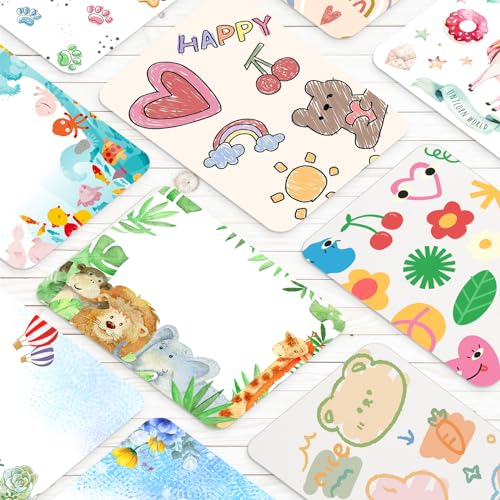 Sabary 100 Pcs Blank Watercolor Cards with Envelopes Set 140lb/300 Gsm Cotton Heavyweight Foldable Greeting Paper Card for Christmas Painting Invitation Note Birthday Wedding(White,5 x 7 Inch)