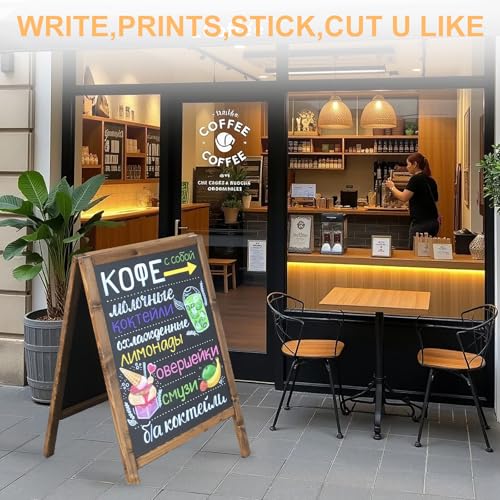 4 Pack 24" x 36" Black Corrugated Plastic Sheets, Thick Blank Poster Boards, Double-Sided Coroplast Yard Signs for Garage Sale, Yard Sale, Warning, Party Decor, Crafts, and More