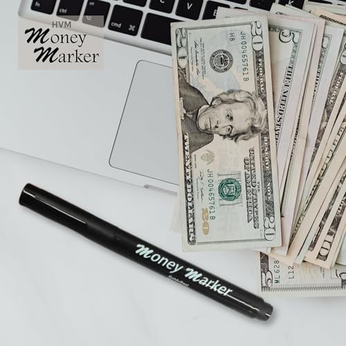 HVM Counterfeit Money Detector Pen Pack of 2 - Fake Bill Verification Markers
