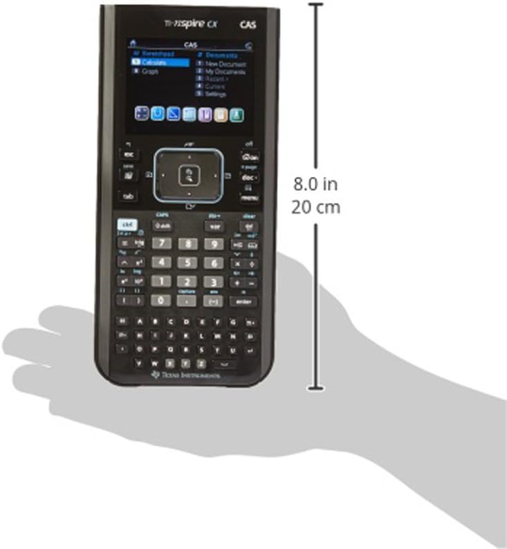 Texas Instruments Nspire CX CAS Graphing Calculator - Advanced Features for Math & Science | Sleek Design