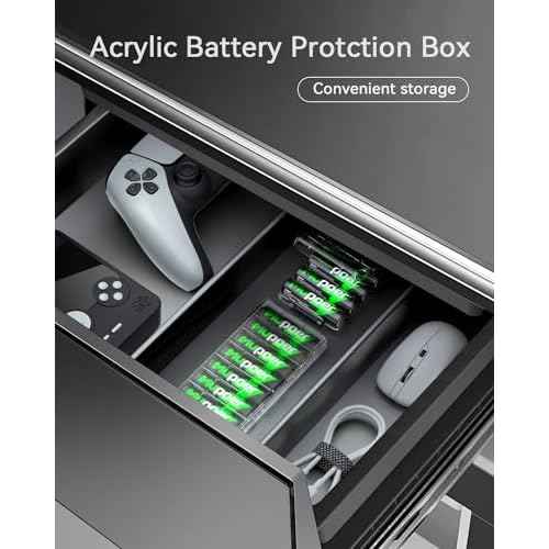 Rechargeable AAA Batteries 16 Pack,AAA Rechargeable Battery 1100mAh NiMH,1.2V Triple A Battery,Solar Battery High Capacity Low Self Discharge Pilas Recargables,3A Batteries for Remote Cordless Phone