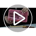 Mr. Pen 2 Pack Large Plastic Pencil Cases Pink & Blue, Pen & Marker Organizer