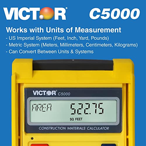 Victor C5000 Construction Materials Calculator with Protective Case