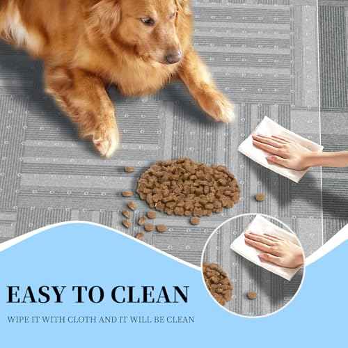 Tonaus Office Chair Mat for Carpet, 45"¡¿54" Protector Mat Non-Slip PVC Home Office Chair Mat, Rectangular Floor Protectors for Chairs, Transparent Carpet Protector