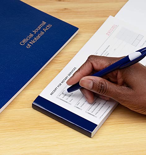 National Notary Association Notary Receipt Book with 50 Receipt Forms