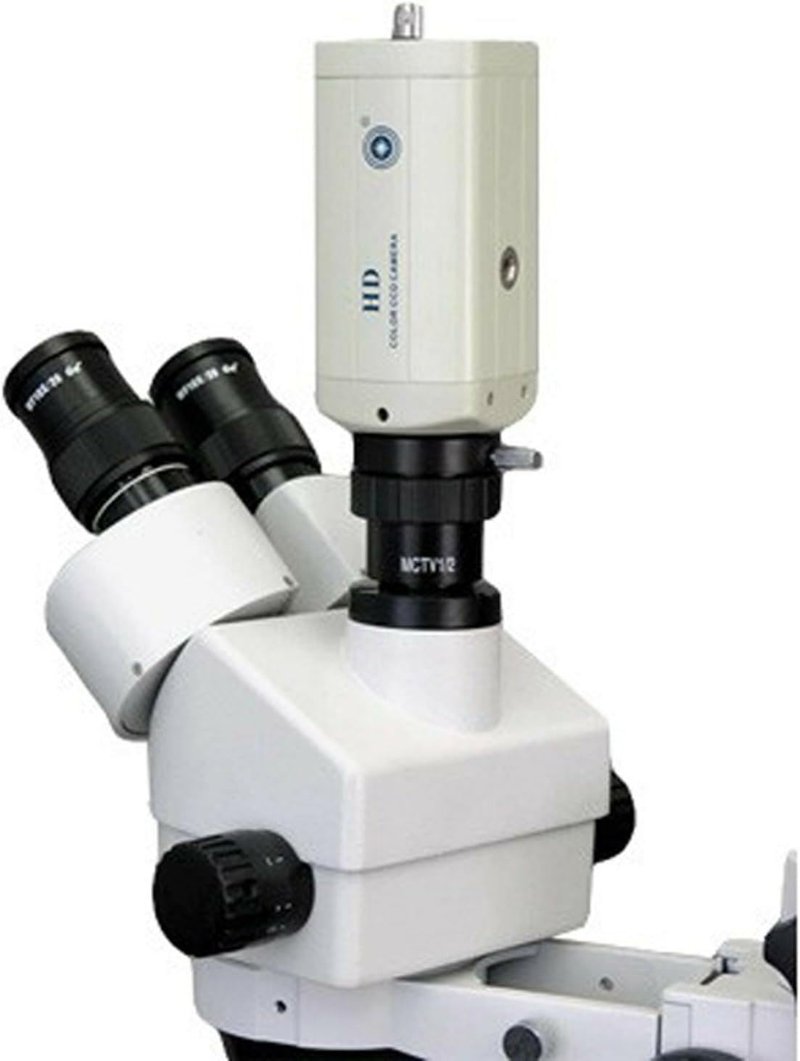 AmScope AD-C20 0.5X C-mount Lens Adapter For Video Camera Microscopes