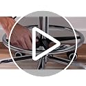 WKWKER Drafting Chair with Backrest and Footrest, Adjustable Counter Chair