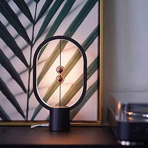 01 Balance Lamp, Smart Magnetic Balance Lamp Magnetic Desk Lamp Powered LED Warm Eye-Care Lamp for Office Bedroom