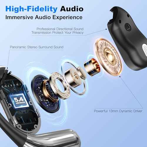 AI Translation Earbuds Real Time, 144 Language Translator Earbud, Audifonos Traductores Ingl?s Espa?ol, 3-in-1 Translator Device, Bluetooth 5.4 Ear Buds for Business Learning with Charging Case, Black