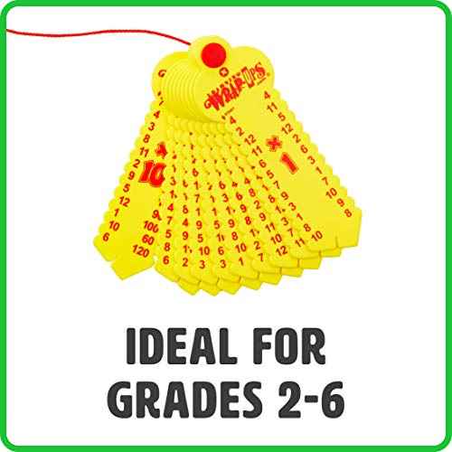 Learning Wrap-Ups Multiplication Keys - Self Correcting Math Tool for Kids Grade Level 2-6