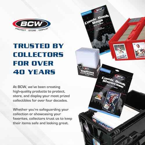 Premium Silver Age Comic Premade Resealable Bags with Backer Boards | 7 ¨û" x 10 ¨ö" | Pre-Loaded & Archival Comic Sleeves and Boards | Crystal Clear Storage for Collectors (100 Pack)