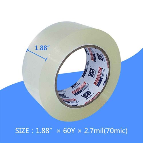 P PERFECTAPE Heavy Duty Packing Tape 36 Rolls, Total 2160Y, Clear, 2.7 mil, 1.88 inch x 60 Yards, Ultra Strong, Refill for Packaging and Shipping