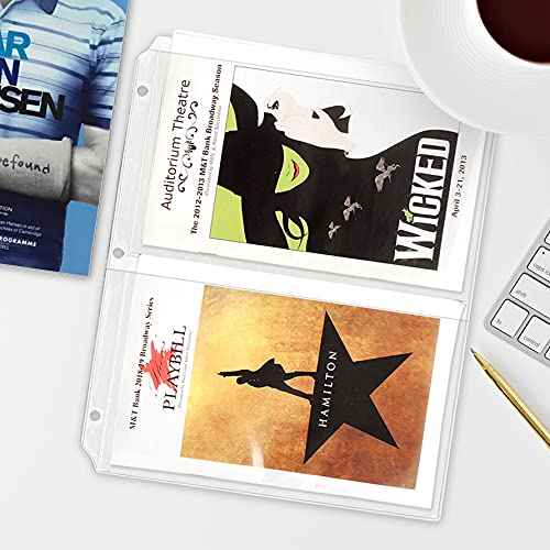 StoreSMART Program & Playbill Binder Page - 2 Pockets per Page - 25-Pack - MC50-PG-25