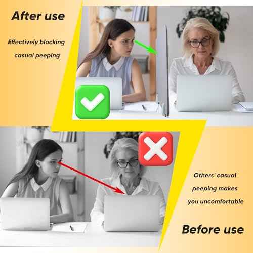 4 Pack Acoustic Desk Panel Privacy Desk Dividers 16x24 Inch Noise Reducing Desk Privacy Panel and Visual Distraction with Metal Clip for Student Offices School