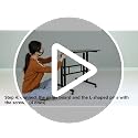 SIDUCAL 23.62" Black Mobile Standing Desk Converter with Wheels, Adjustable Sit-Stand Workstation