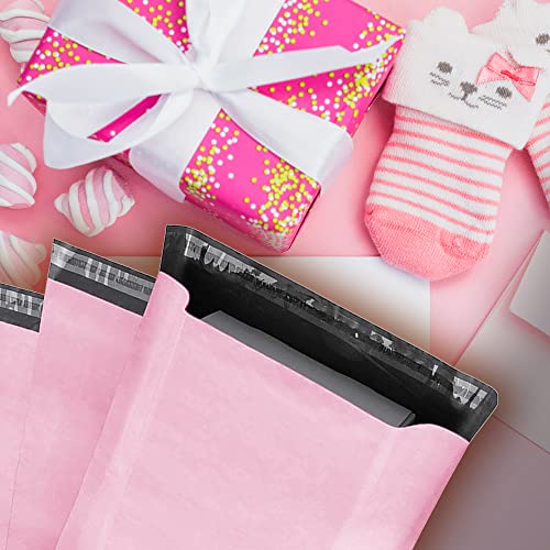 Yens Light Pink Poly Mailers 10x13 100 Pack Self-Seal Shipping Envelopes