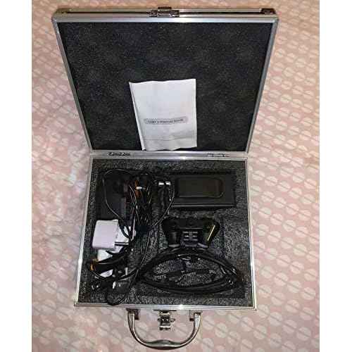 3.5X 420 Binocular Loupes Magnifier Glasses Blue + LED Head Light