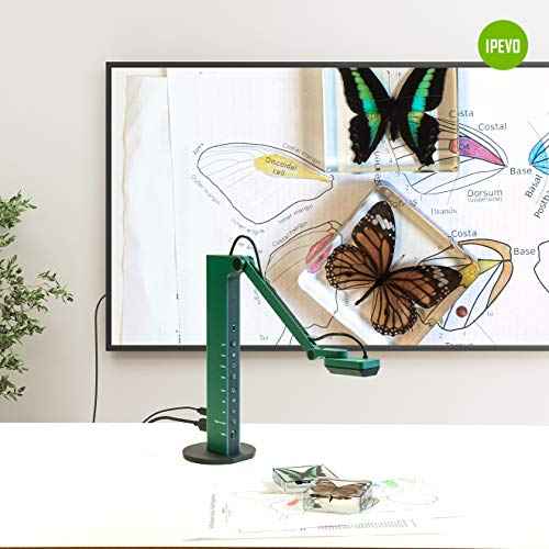 IPEVO VZ-R HDMI/USB Dual Mode 8MP Visual Communication Tool for Real-time Projection, Remote Work, Distance Learning, Web conferencing, Video Recording, Live Demos ? Works with and Without a Computer