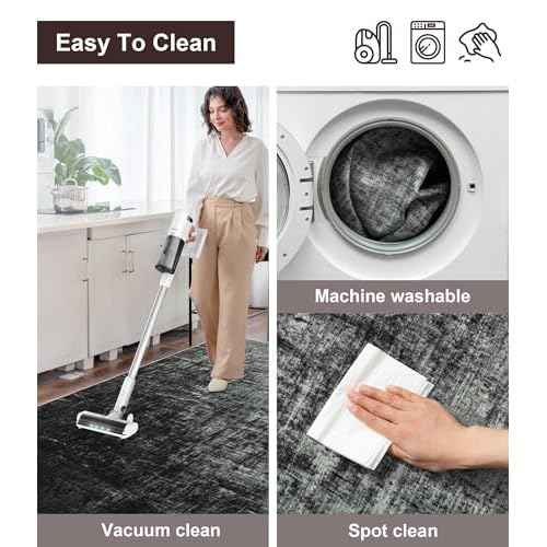 chakme Office Chair Mat for Hardwood Floor, 72"x48" Easy Glide Computer Desk Mat Protector for Rolling Chair Under Desk Rug Nonslip Backing, Machine Wash, (Abstract)