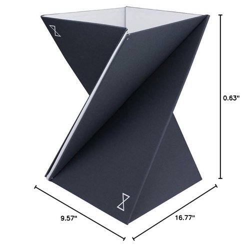 Levit8 - The flat folding portable standing desk,Sesame,Large