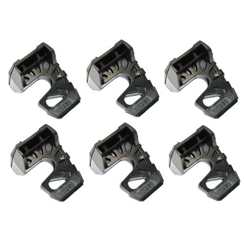 Wedge-It - The Ultimate Door Stop - Black (6 Pack)
